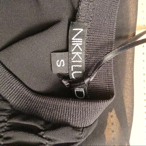 NIKKI LUND Black Sleeveless Top Blouse NWT - Picture 5 of 6